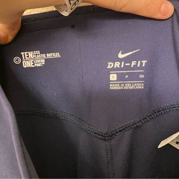 Nike Twist Training Leggings Obsidian/Deep Royal Blue/Black 833314-451 Small - Picture 7 of 10